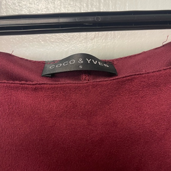 Coco & Yves burgundy dress - Picture 2 of 3